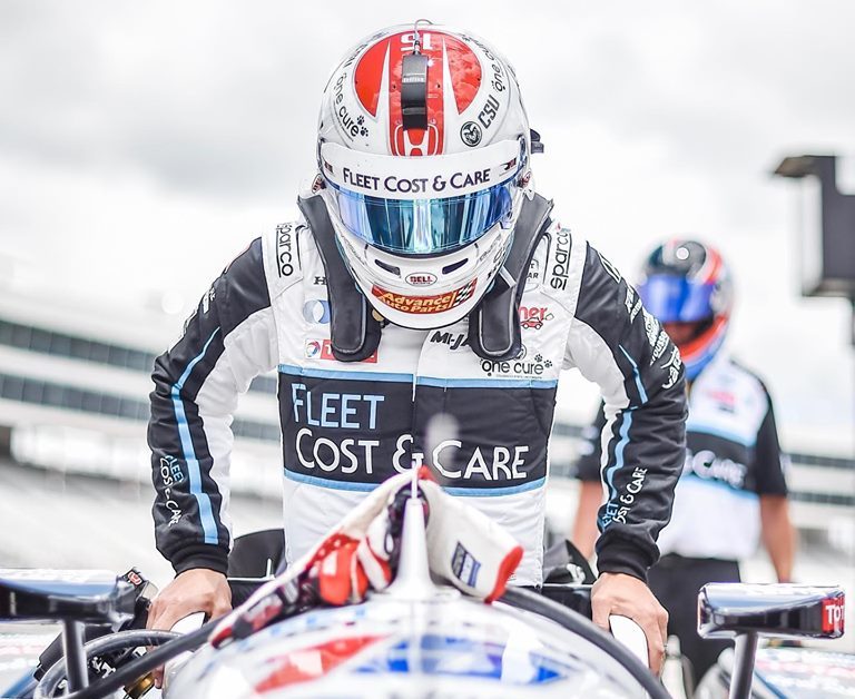 Graham Rahal and the No.15 Fleet Cost Care Car