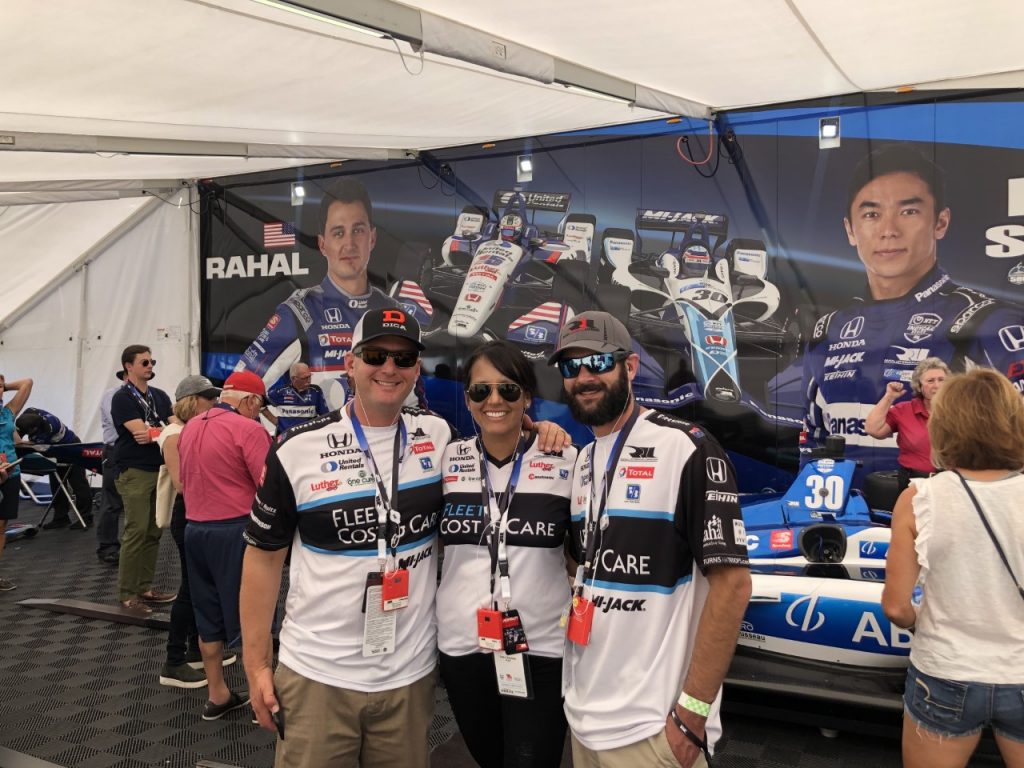 Customers at IndyCar Race